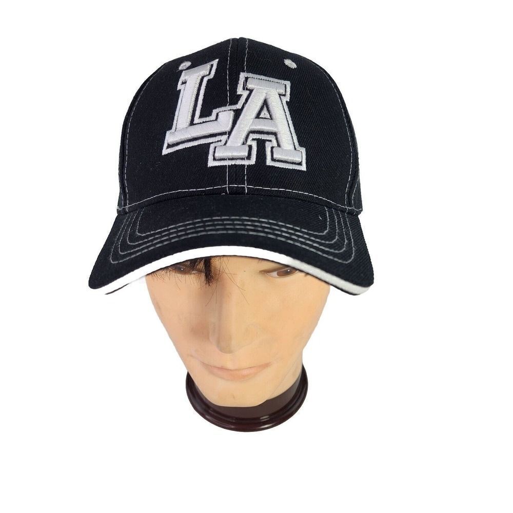 LA Los Angeles DODGERS Hat Hook Loop Adjustable Baseball Cap Embroidered Logo